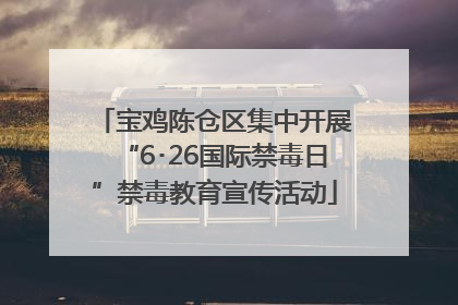 宝鸡陈仓区集中开展“6･26国际禁毒日”禁毒教育宣传活动